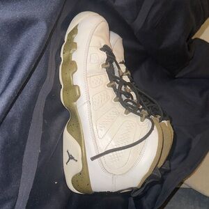 Jordan Black and White High-Top Sneakers